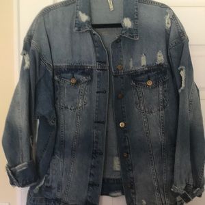 Distressed Levi jacket size large